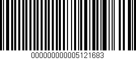 Código de barras (EAN, GTIN, SKU, ISBN): '000000000005121683'