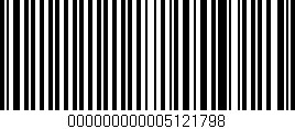 Código de barras (EAN, GTIN, SKU, ISBN): '000000000005121798'