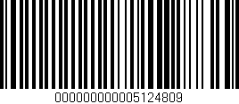 Código de barras (EAN, GTIN, SKU, ISBN): '000000000005124809'