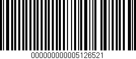 Código de barras (EAN, GTIN, SKU, ISBN): '000000000005126521'