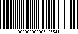 Código de barras (EAN, GTIN, SKU, ISBN): '000000000005126541'