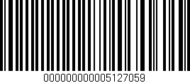 Código de barras (EAN, GTIN, SKU, ISBN): '000000000005127059'
