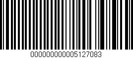 Código de barras (EAN, GTIN, SKU, ISBN): '000000000005127083'