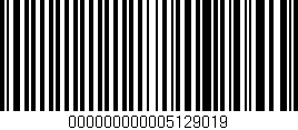 Código de barras (EAN, GTIN, SKU, ISBN): '000000000005129019'