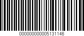 Código de barras (EAN, GTIN, SKU, ISBN): '000000000005131146'