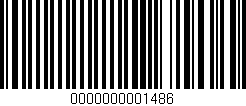 Código de barras (EAN, GTIN, SKU, ISBN): '0000000001486'