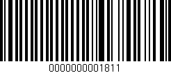 Código de barras (EAN, GTIN, SKU, ISBN): '0000000001811'