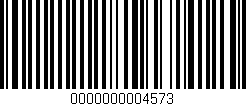 Código de barras (EAN, GTIN, SKU, ISBN): '0000000004573'