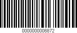 Código de barras (EAN, GTIN, SKU, ISBN): '0000000006872'