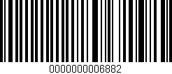 Código de barras (EAN, GTIN, SKU, ISBN): '0000000006882'