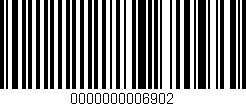 Código de barras (EAN, GTIN, SKU, ISBN): '0000000006902'