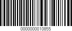 Código de barras (EAN, GTIN, SKU, ISBN): '0000000010855'