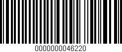 Código de barras (EAN, GTIN, SKU, ISBN): '0000000046220'