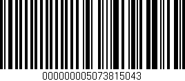 Código de barras (EAN, GTIN, SKU, ISBN): '000000005073815043'