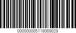 Código de barras (EAN, GTIN, SKU, ISBN): '000000005118069029'
