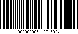 Código de barras (EAN, GTIN, SKU, ISBN): '000000005118715034'