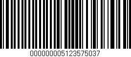 Código de barras (EAN, GTIN, SKU, ISBN): '000000005123575037'