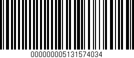 Código de barras (EAN, GTIN, SKU, ISBN): '000000005131574034'