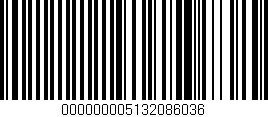 Código de barras (EAN, GTIN, SKU, ISBN): '000000005132086036'