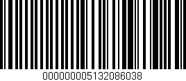 Código de barras (EAN, GTIN, SKU, ISBN): '000000005132086038'