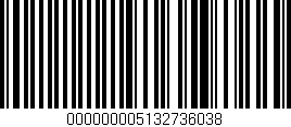 Código de barras (EAN, GTIN, SKU, ISBN): '000000005132736038'