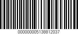 Código de barras (EAN, GTIN, SKU, ISBN): '000000005138812037'