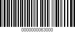 Código de barras (EAN, GTIN, SKU, ISBN): '0000000063000'