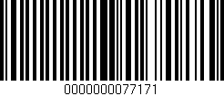 Código de barras (EAN, GTIN, SKU, ISBN): '0000000077171'