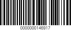 Código de barras (EAN, GTIN, SKU, ISBN): '0000000146917'
