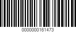 Código de barras (EAN, GTIN, SKU, ISBN): '0000000161473'