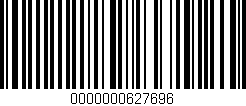 Código de barras (EAN, GTIN, SKU, ISBN): '0000000627696'