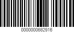 Código de barras (EAN, GTIN, SKU, ISBN): '0000000682916'