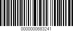 Código de barras (EAN, GTIN, SKU, ISBN): '0000000683241'