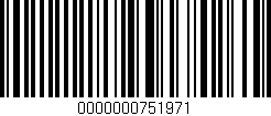 Código de barras (EAN, GTIN, SKU, ISBN): '0000000751971'