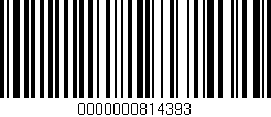 Código de barras (EAN, GTIN, SKU, ISBN): '0000000814393'