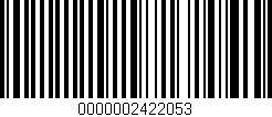 Código de barras (EAN, GTIN, SKU, ISBN): '0000002422053'