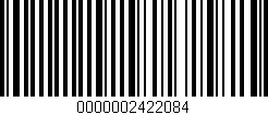 Código de barras (EAN, GTIN, SKU, ISBN): '0000002422084'