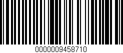 Código de barras (EAN, GTIN, SKU, ISBN): '0000009458710'