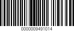 Código de barras (EAN, GTIN, SKU, ISBN): '0000009491014'