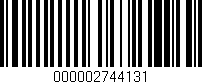 Código de barras (EAN, GTIN, SKU, ISBN): '000002744131'