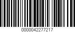 Código de barras (EAN, GTIN, SKU, ISBN): '0000042277217'