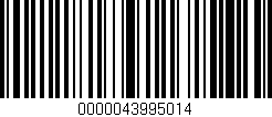 Código de barras (EAN, GTIN, SKU, ISBN): '0000043995014'
