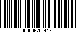 Código de barras (EAN, GTIN, SKU, ISBN): '0000057044163'
