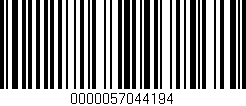 Código de barras (EAN, GTIN, SKU, ISBN): '0000057044194'