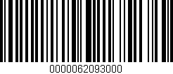 Código de barras (EAN, GTIN, SKU, ISBN): '0000062093000'