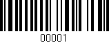 Código de barras (EAN, GTIN, SKU, ISBN): '00001'