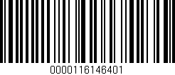 Código de barras (EAN, GTIN, SKU, ISBN): '0000116146401'