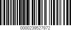 Código de barras (EAN, GTIN, SKU, ISBN): '0000239527972'