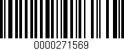 Código de barras (EAN, GTIN, SKU, ISBN): '0000271569'