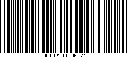 Código de barras (EAN, GTIN, SKU, ISBN): '00003123-108-UNICO'